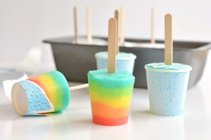 Easy Rainbow Pops