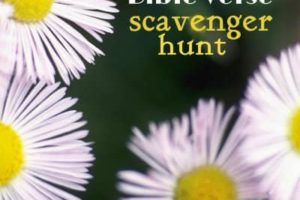 Spring Bible Verse Scavenger Hunt